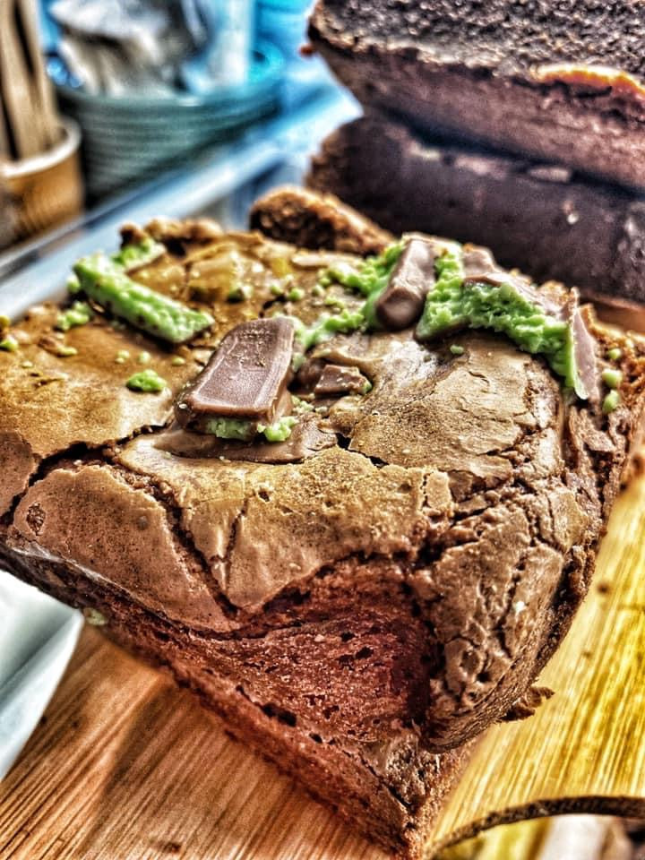1/2 slab Minty Choc Brownie