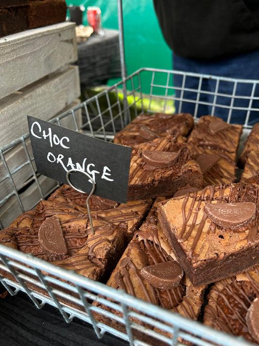 1/2 Slab Terry’s choc orange brownie